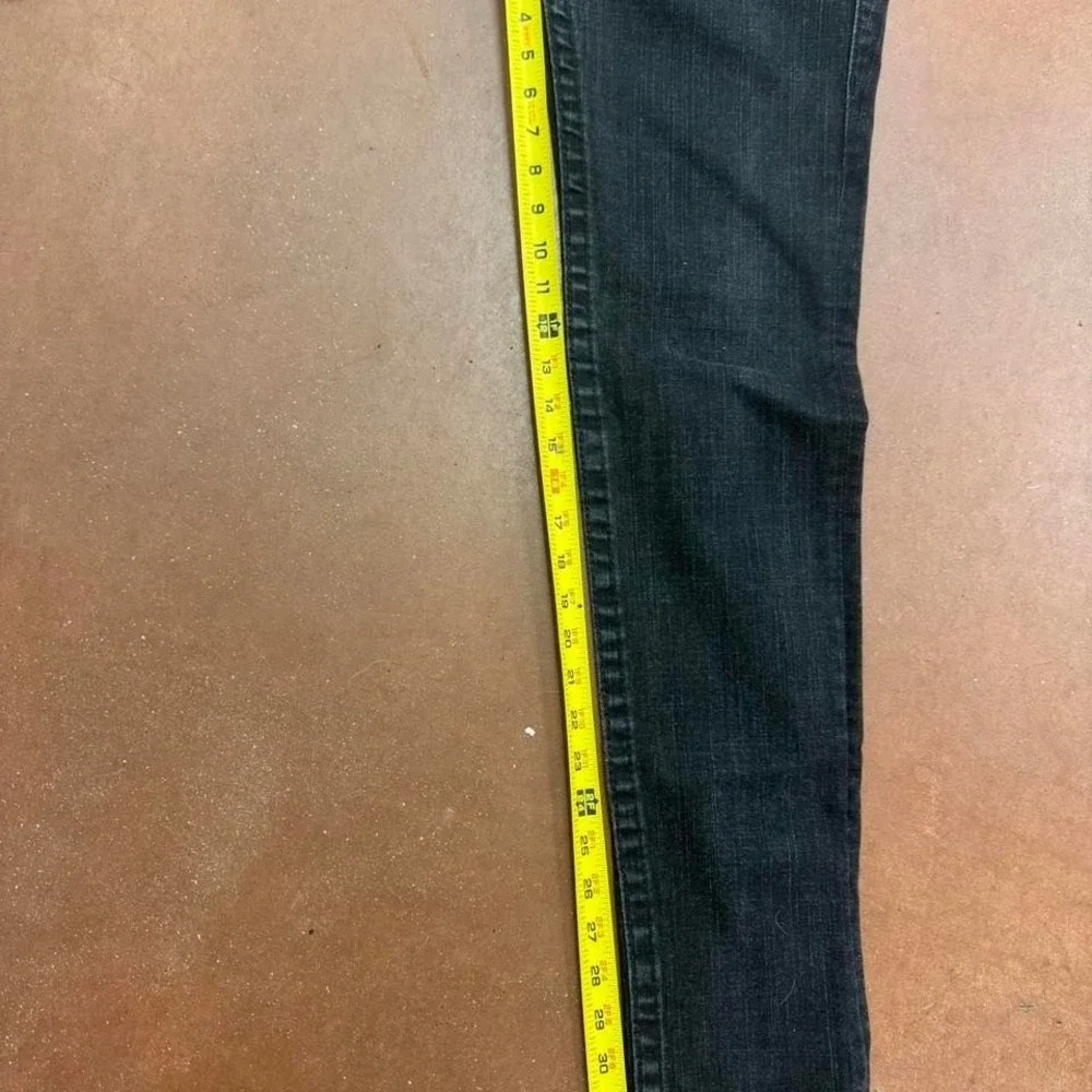 Vintage True Religion Women's "Julie" Mid Rise Black Skinny Jeans Size 31 - Picture 5 of 8